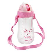 Garrafa Infantil com canudo 460ml - Coelhinha