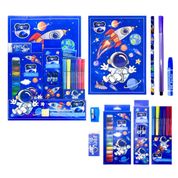 KIT DESENHO ARTÍSTICO INFANTIL ASTRONAUTA C\ 33 PEÇAS - FOFY