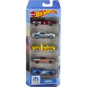 Hot Wheels Pack 5 Carrinhos Mopar HTV48 Mattel