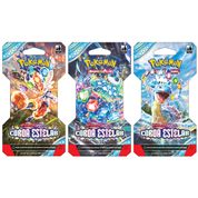 Kit c/ 3 Boosters Pokemon Coroa Estelar Scarlet Violet Copag