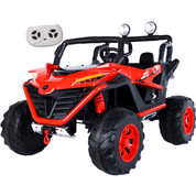 Carro Eletrico Bang Toys Jipe Z6 UTV 4x4 Controle 12V Vermelho