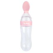 Colher Dosadora Em Silicone 90ml Rosa Buba