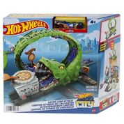 Pista Hot Wheels City Ataque Do Crocodilo Mattel HKX39