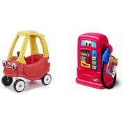 Quadriciclo de Passeio Infantil com Bomba de Abastecer para Crianças de 2 a 5 Anos, Little Tikes, Vermelho