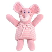 Porta Chupeta Elefantinho - Rosa - Antialérgico - 23 cm - CAS Brinquedos