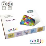 Quebra-cabeça Edulig Puzzle 3D Pirâmide - 144 peças e conexões - SWAKC9VFW - Edulig