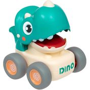 Carrinho Dino Com Friccao E Apito Verde Escuro Buba