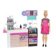 Boneca Barbie Playset Cafeteira Mattel