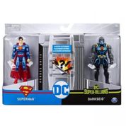 Bonecos Superman e Darkseid DC Comics - Sunny