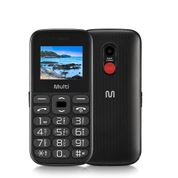 Celular Multilaser Vita Dual Chip com Botão SOS + Rádio FM + MP3 + Bluetooth + Câmera - Preto - P9120 P9120