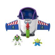 Veículo e Mini Figura - Imaginext - Disney - Toy Story - Nave Espacial do Buzz - Fisher-Price