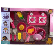 Brinquedo Kit De Cozinha Junior Chef Kitchen Play Set