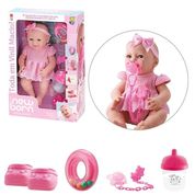 Boneca Newborn Vamos Brincar De 36 Cm Bebe Fofinho