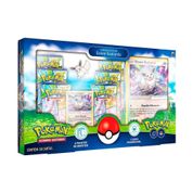 Box de Cartas - Pokémon GO - Eevee Radiante - Broche - 38 Cartas - Copag