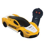 Carrinho de Controle Remoto - Detonator - Amarelo - Candide