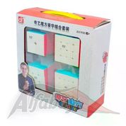 Cubo Mágico Profissional Fanxin Axis Dino 2x2x2 Stickerless