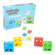 Cubo Das Emoções Brinquedo Educativo Jogo Cartas Intantil