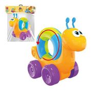 Brinquedo Educativo Caracol Encantado Didatico Colorido 24cm