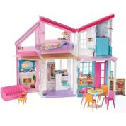 Barbie Casa Malibu De Luxo + Dobrável 25 Acessórios Original