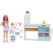 Playset - Barbie - Conjunto de Confeitaria para Decorar - Mattel