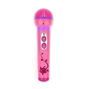 Microfone Infantil Rosa 12 Melodias - Fênix MCR-231