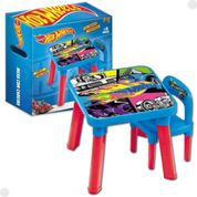 Hot Wheels Mesinha De Atividades Com Cadeira - Fun F0164-1