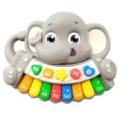 Elefante Cinza Teclado Musical Animalzinho - BBR Toys R2990