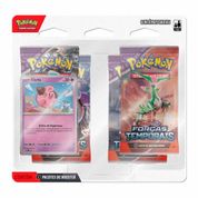 Jogo de Cartas Pokémon - Blister Quadruplo - EV5 Forças Temporais - Cleffa - Copag