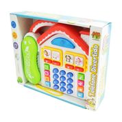 Telefone Divertido Casa - Luzes e Sons - Colorido - DM Toys