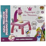 Mesa Projetora para Desenho - Piquenique das Princesas - 24 Imagens - DM Toys