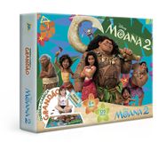 Quebra-Cabeça Grandão -Moana 2 - Quebra-Cabeça 120 Peças Grandão - Jak - Toyster