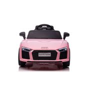 Mini Carro Elétrico Com Controle Remoto - Audi R8 - Spyder Rosa - 12V - Shiny Toys