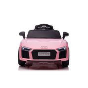 Mini Carro Elétrico Com Controle Remoto - Audi R8 - Spyder Rosa - 12V - Shiny Toys