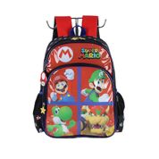 Mochila de Costas Luxcel Super Mario Vermelho