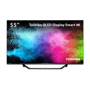 Smart Tela QLED 55" 4K Toshiba 55M550KB VIDAA 3 HDMI 2 USB Wi-Fi - TB001OUT [Reembalado] TB001OUT