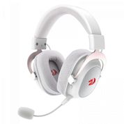 Headset Gamer Redragon Zeus Pro, Sem Fio, Bluetooth, Microfone Destacável, Surround 7.1, Branco