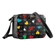 Bolsa Transversal BETTY BOOP Semax BP2901 Preto e Colorido