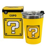 Copo Térmico Viagem 300ml SUPER MARIO CUBO- Zona Criativa