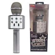 MICROFONE INFANTIL BLUETOOTH STAR VOICE PRATA - ZOOP TOYS