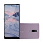 Smartphone Nokia 2.4 4G 64GB Tela HD+ 6.5 pol. 3GB RAM Câm Dupla 13MP + Selfie 5MP Android 11 - Roxo - NK016OUT [Reembalado] NK016OUT