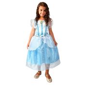 Fantasia Infantil Clássica - Princesas Disney - Cinderela - Tamanho P - Novabrink