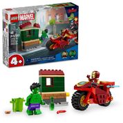 Lego Super Heroes Homem de Ferro e Hulk 76287 com 68pcs