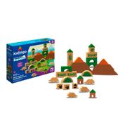 Brincando de Engenheiro Dinossauros - Brinquedo Educativo Xalingo