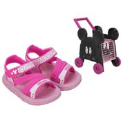 Sandália Infantil Grendene Kids Disney Rosa Minnie
