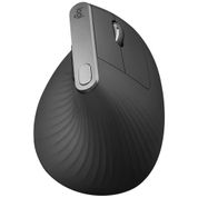 Mouse Ergonômico Vertical sem Fio Reduz a Tensão do Pulso Multifunções com Bluetooth, 4000 DPI, LOGITECH 910 005447, Preto