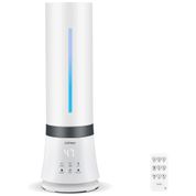 Umidificador névoa Quente e Fria, 9L com Enchimento Superior, Sensor de Umidade, Luz Noturna, Temporizador de 12H, Controle Remoto e Modo de Espera