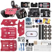 Kit de Construção Carro Robô Inteligente com Controle Remoto e Câmera para Crianças de 13 Anos ou Mais, ELEGOO, Vermelho