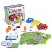 Kit de Aprendizagem STEM 46 Peças Brinque de Codificar e Resolva Problemas, Idade Rec 4 a 6 Anos, LEARNING RESOURCES, Vermelho