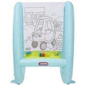 Cavalete para Desenho Inflável e Lavável para Crianças de 3 a 5 Anos, LITTLE TIKES 660573EUC, Azul