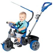 Triciclo Reclinável 4 em 1 Infantil para Passeio com4 Posições Adaptável ao Crescimento, LITTLE TIKES 634314E4, Azul